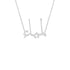 Gold Name Necklace - Lamia - لمياء